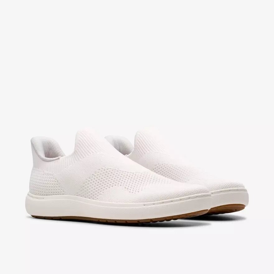 Women’s Nalle Step White Knit Slip-Ons Women’s Nalle Step White Knit Slip-Ons