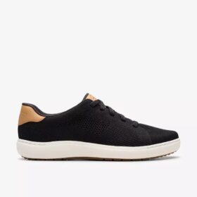 Women’s Nalle Walk Black Knit Sneakers