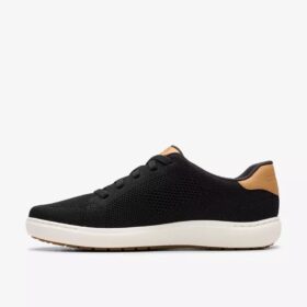 Women’s Nalle Walk Black Knit Sneakers