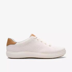 Women’s Nalle Walk White Knit Sneakers