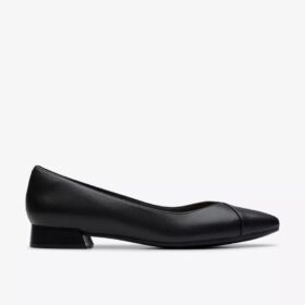 Women’s Natalyn Wish Black Leather Ballerina Flats
