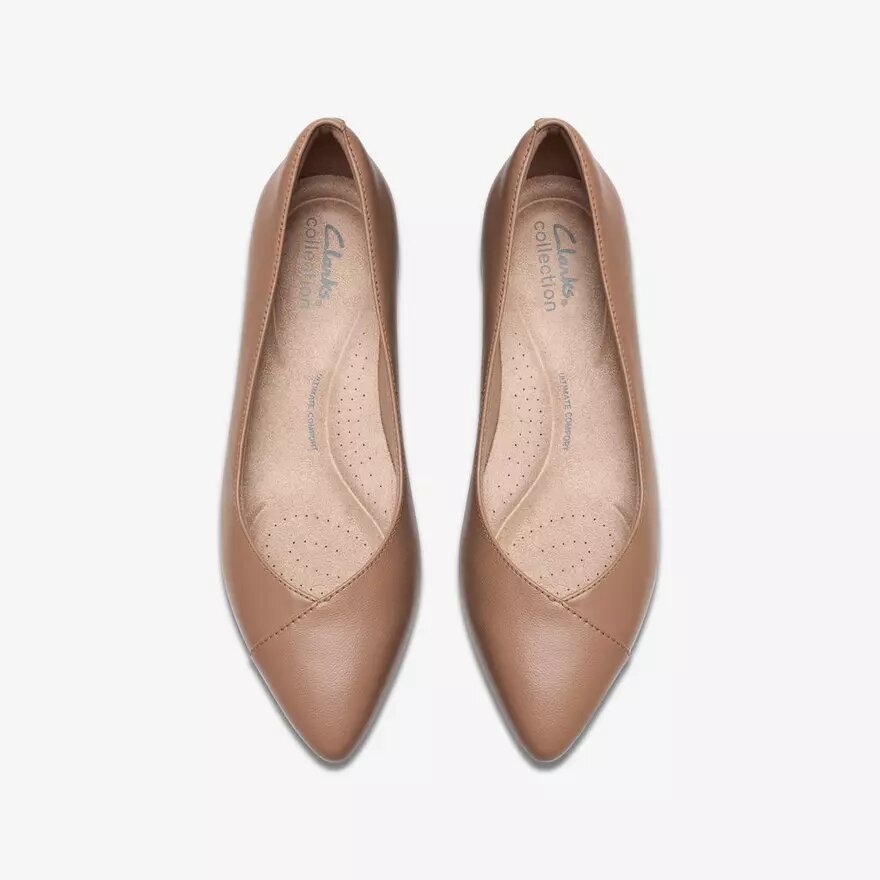 Women’s Natalyn Wish Warm Beige Leather Flats Women’s Natalyn Wish Warm Beige Leather Flats