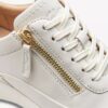 Women’s Tivoli Zip off White Leather Sneakers