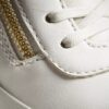 Women’s Tivoli Zip off White Leather Sneakers