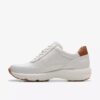 Women’s Tivoli Zip off White Leather Sneakers