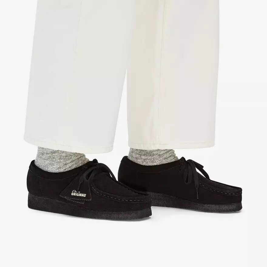 Women’s Wallabee™ Black Suede Shoes Women’s Wallabee™ Black Suede Shoes