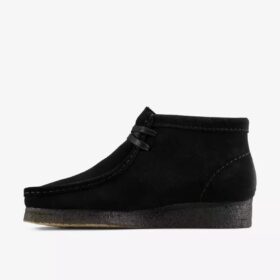 Women’s Wallabee™ Boot Black Suede Boots