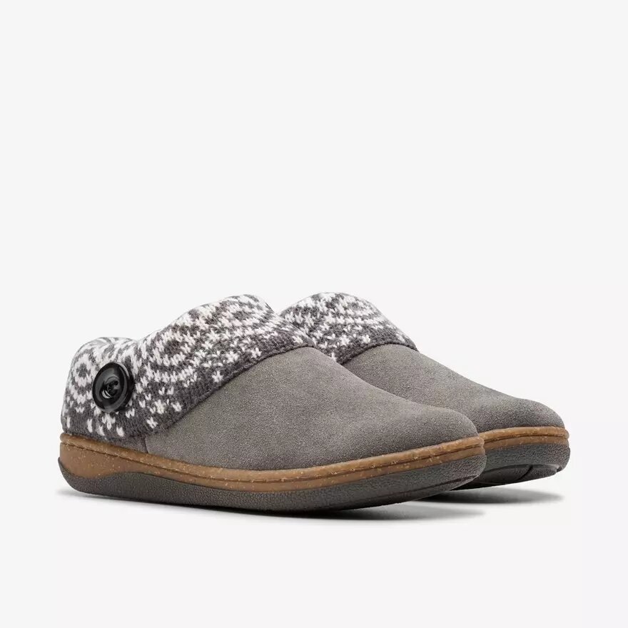 Women’s Willowdean Sweater Dark Grey Slippers Women’s Willowdean Sweater Dark Grey Slippers