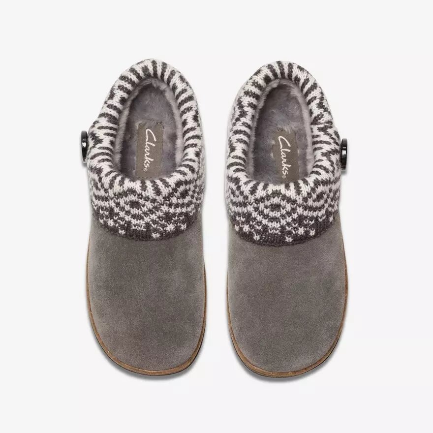 Women’s Willowdean Sweater Dark Grey Slippers Women’s Willowdean Sweater Dark Grey Slippers