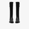 Womens Adalynn Hope Black Leather Knee High Boots Womens Adalynn Hope Black Leather Knee High Boots