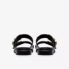 Womens Ariany Bay Black Leather Flat Sandals Womens Ariany Bay Black Leather Flat Sandals