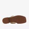 Womens Ariany Bay Soft Gold Flat Sandals Womens Ariany Bay Soft Gold Flat Sandals