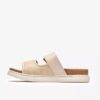 Womens Arwell Step Cream Leather Flat Sandals Womens Arwell Step Cream Leather Flat Sandals