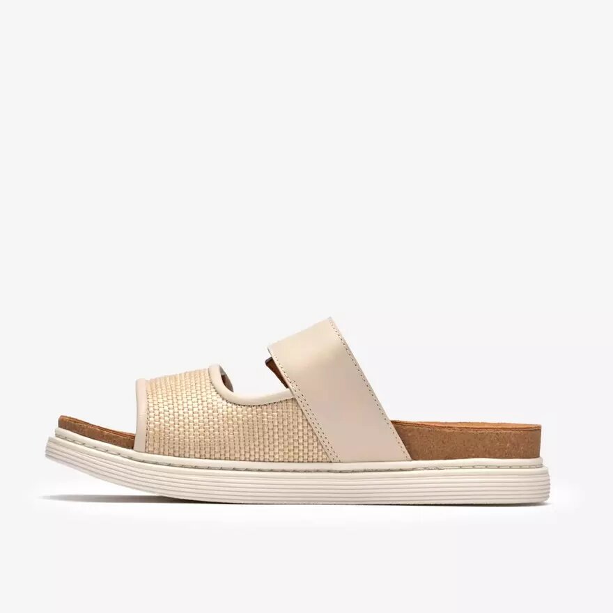 Womens Arwell Step Cream Leather Flat Sandals Womens Arwell Step Cream Leather Flat Sandals