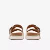 Womens Arwell Step Cream Leather Flat Sandals Womens Arwell Step Cream Leather Flat Sandals