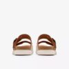 Womens Arwell Step Tan Leather Flat Sandals Womens Arwell Step Tan Leather Flat Sandals