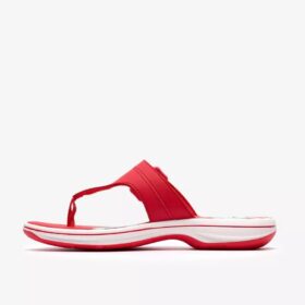 Womens Breeze Cove Poppy Red Flip Flop