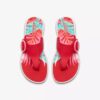 Womens Breeze Cove Poppy Red Flip Flop