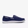 Womens Breeze Edge Navy Slip-Ons