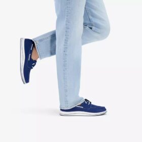 Womens Breeze Edge Navy Slip-Ons