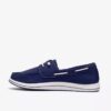 Womens Breeze Edge Navy Slip-Ons