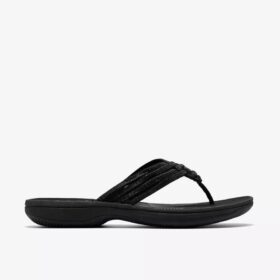 Womens Breeze Gem Black Flip Flop
