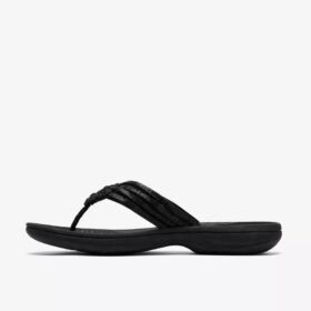 Womens Breeze Gem Black Flip Flop