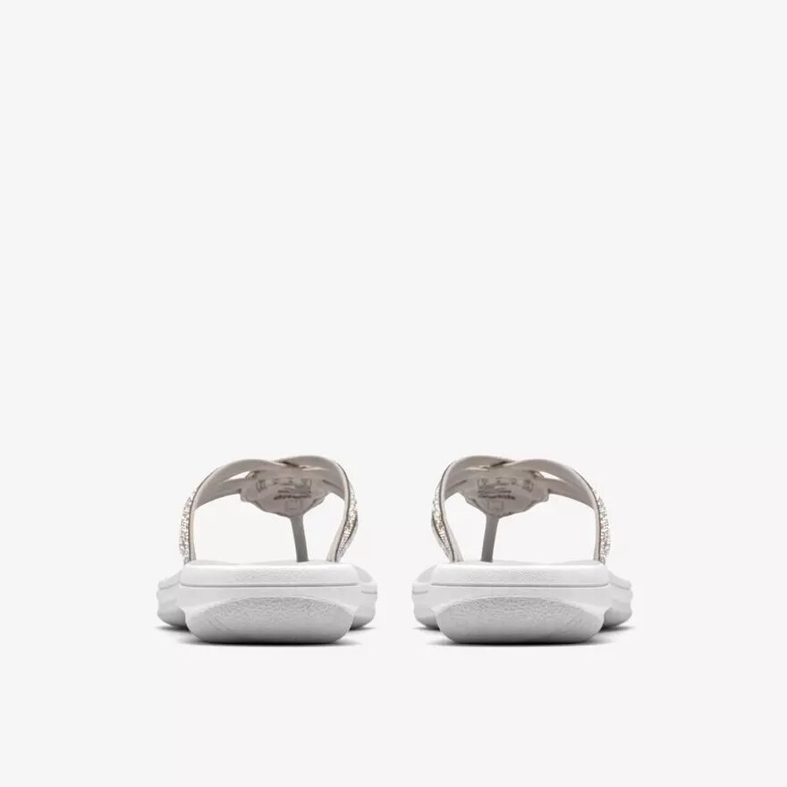 Womens Breeze Gem Silver Flip Flop Womens Breeze Gem Silver Flip Flop
