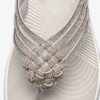 Womens Breeze Gem Silver Flip Flop Womens Breeze Gem Silver Flip Flop