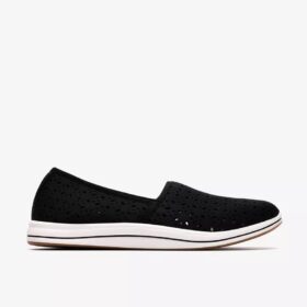 Womens Breeze Lily Black Slip-Ons