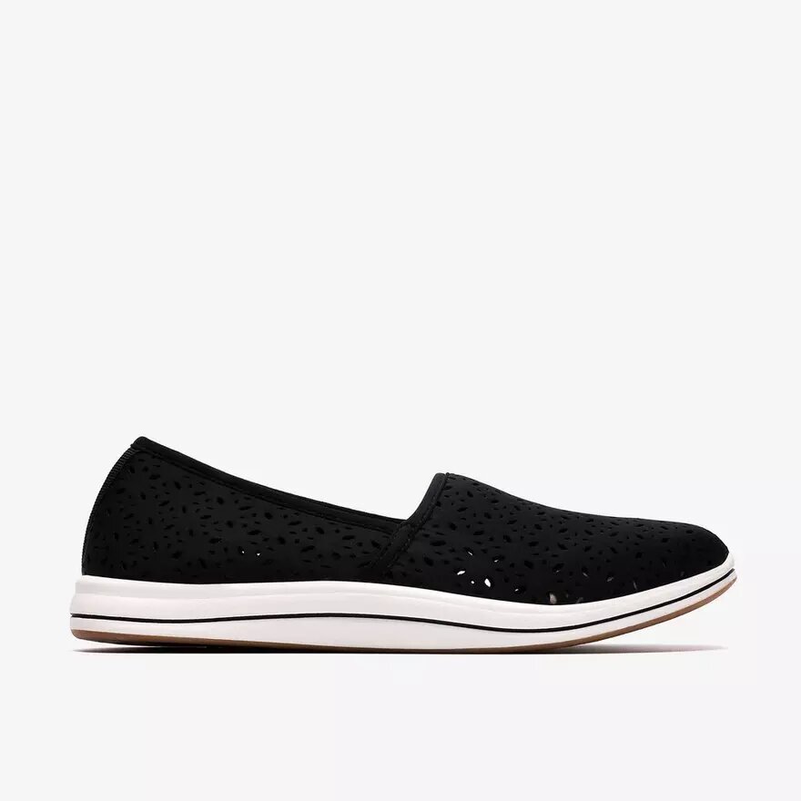 Womens Breeze Lily Black Slip-Ons Womens Breeze Lily Black Slip-Ons