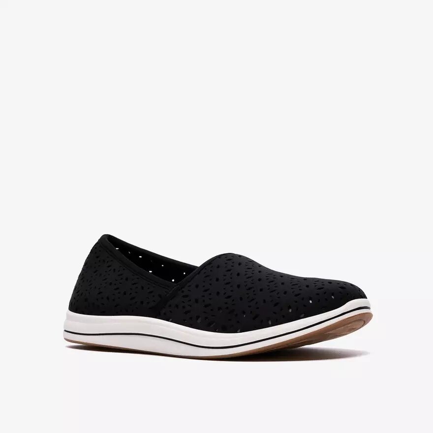 Womens Breeze Lily Black Slip-Ons Womens Breeze Lily Black Slip-Ons