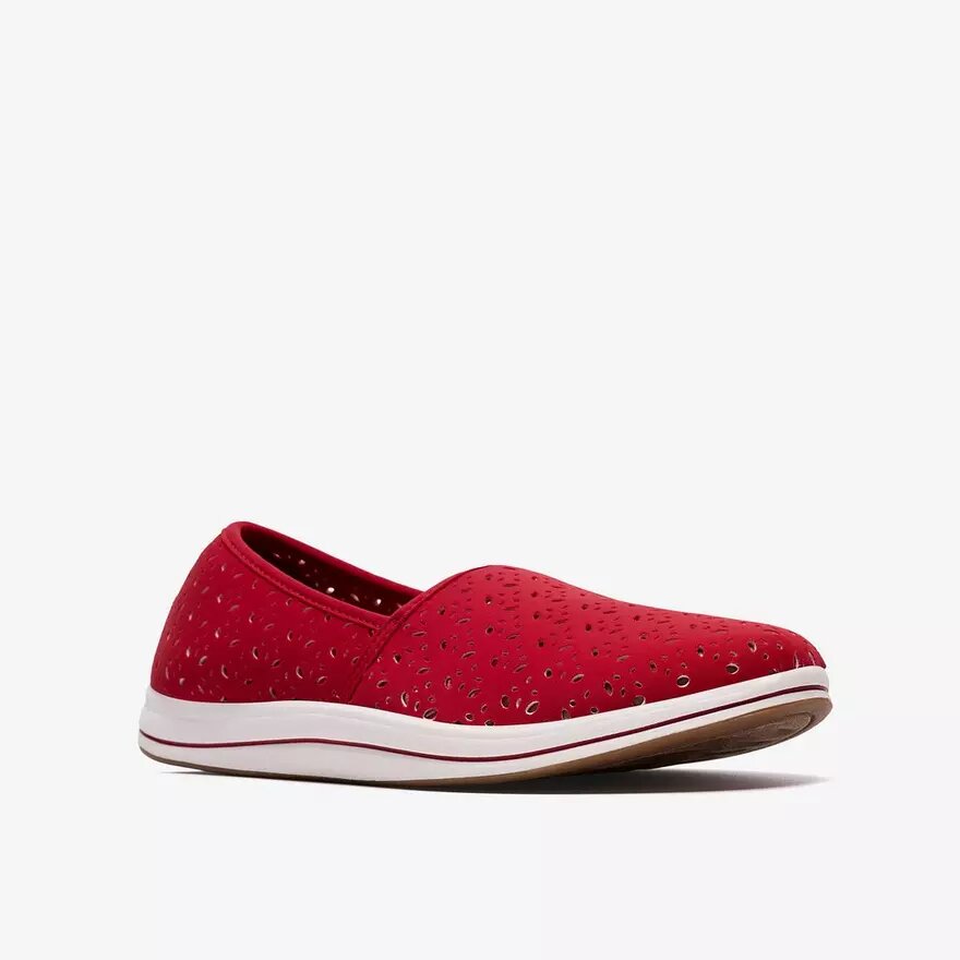 Womens Breeze Lily Cherry Slip Ons Womens Breeze Lily Cherry Slip Ons