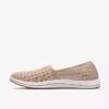 Womens Breeze Lily Light Taupe Slip Ons