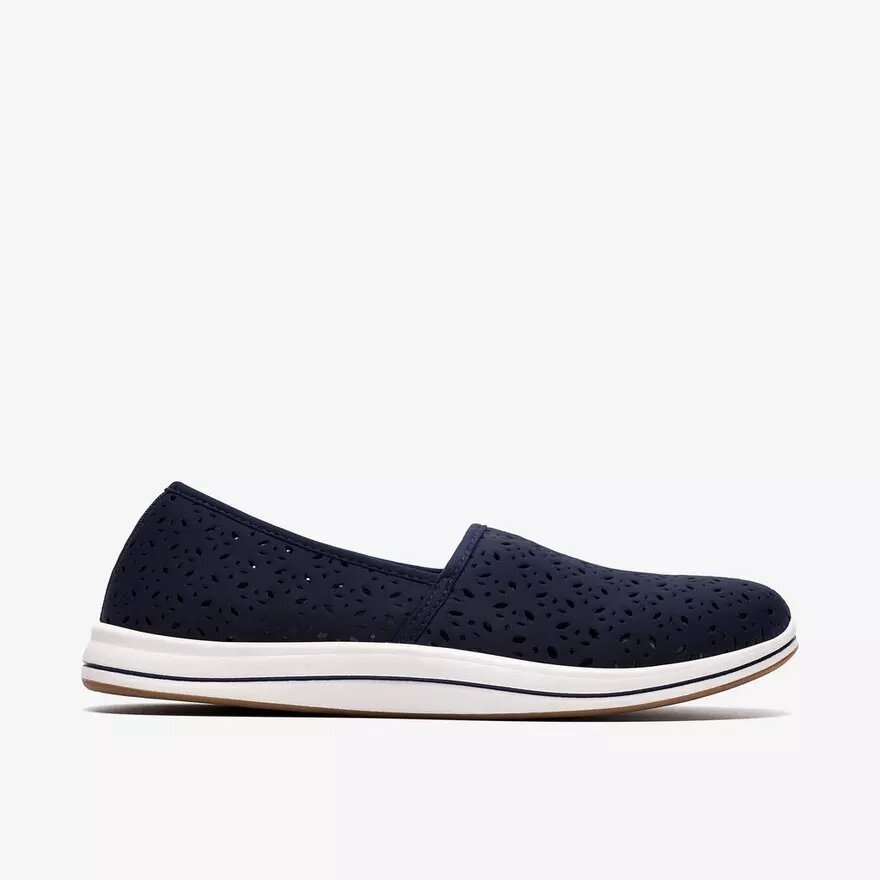 Womens Breeze Lily Navy Slip-Ons Womens Breeze Lily Navy Slip-Ons