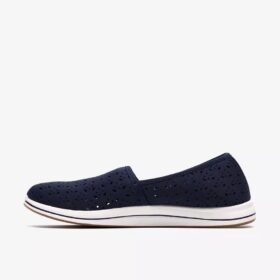 Womens Breeze Lily Navy Slip-Ons