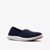 Womens Breeze Lily Navy Slip-Ons Womens Breeze Lily Navy Slip-Ons
