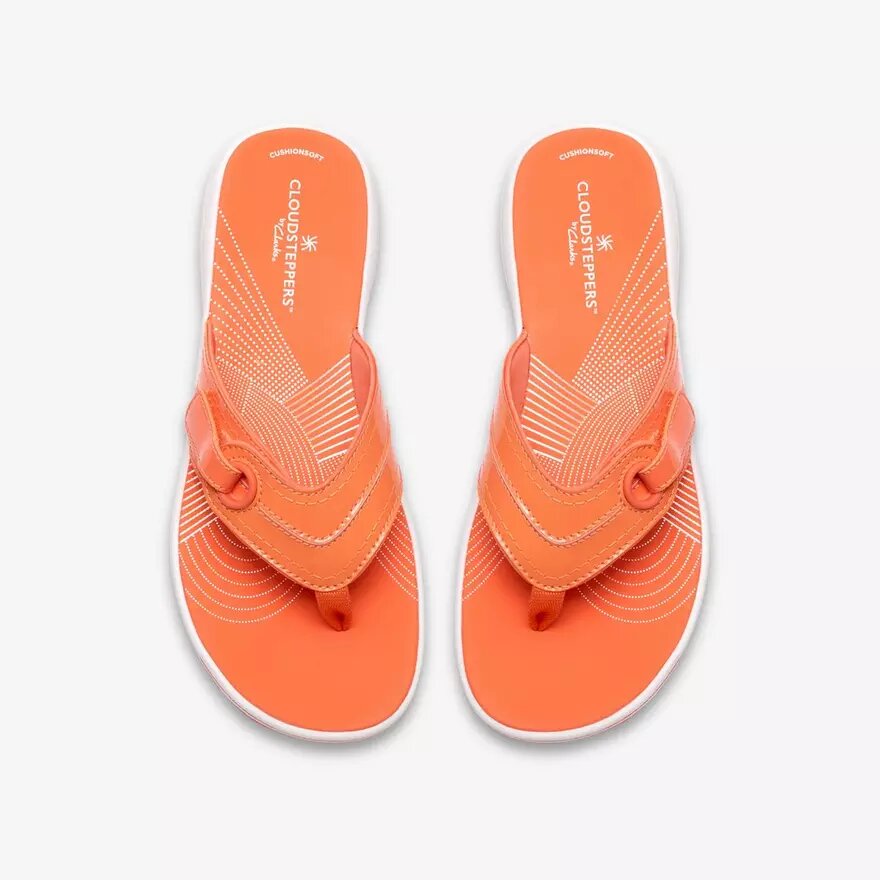 Womens Breeze Reyna Orange Flip Flop Womens Breeze Reyna Orange Flip Flop