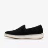Womens Breeze Sky Zoe Black Canvas Slip-Ons