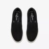 Womens Breeze Sky Zoe Black Canvas Slip-Ons