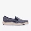 Womens Breeze Sky Zoe Navy Canvas Slip-Ons