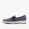 Womens Breeze Sky Zoe Navy Canvas Slip-Ons