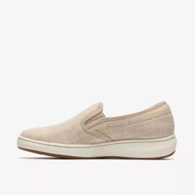 Womens Breeze Sky Zoe Sand Canvas Slip-Ons