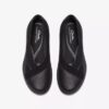 Womens Breezesky Air Black Textile Slip-Ons