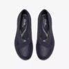 Womens Breezesky Air Navy Textile Slip-Ons