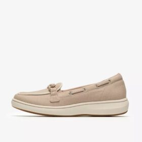 Womens Breezesky Bay Sand Canvas Loafers