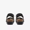 Womens Calenne Clara Black Wedge Sandals Womens Calenne Clara Black Wedge Sandals