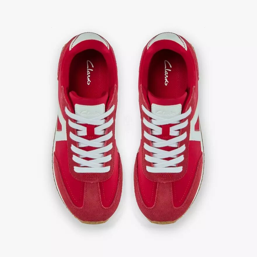 Womens Calo Run 2 Red Combination Sneakers Womens Calo Run 2 Red Combination Sneakers