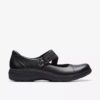Womens Carleigh Jane Black Leather Mary Jane Shoes