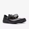 Womens Carleigh Jane Black Leather Mary Jane Shoes